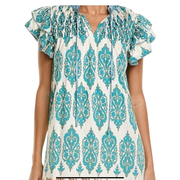 Maison Maar Flutter Sleeve Shift Mini Dress - Picture 5 of 12